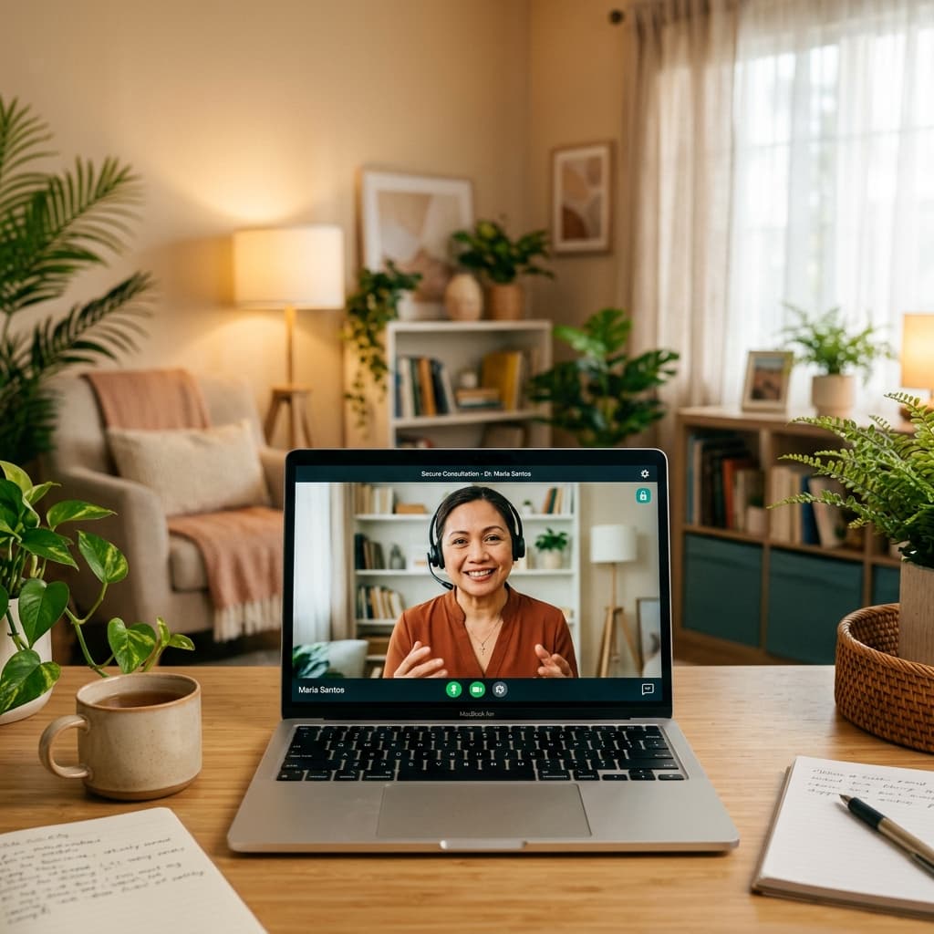 Secure Online Psychologist Consultation
